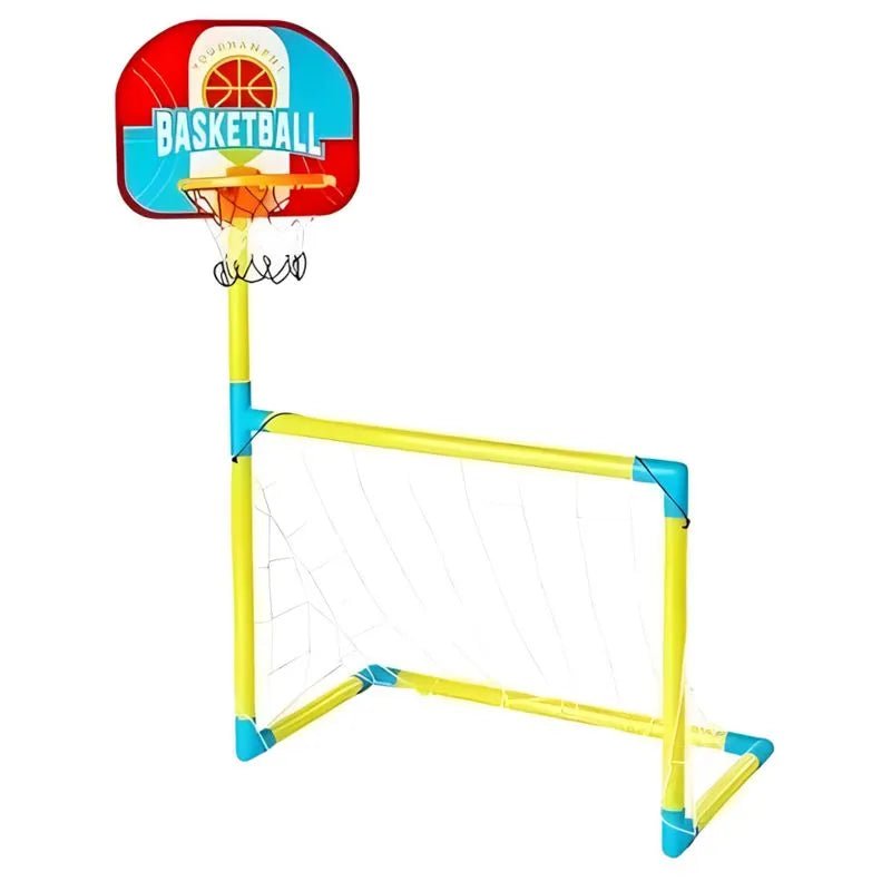 حامل كرة سلة وكرة قدم 2 في 1 - KIDSBOX