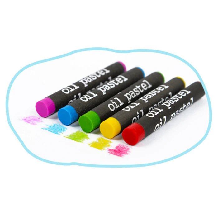 حقيبة الرسم الفني للأطفال - 136 قطعة (أزرق) - KIDSBOX