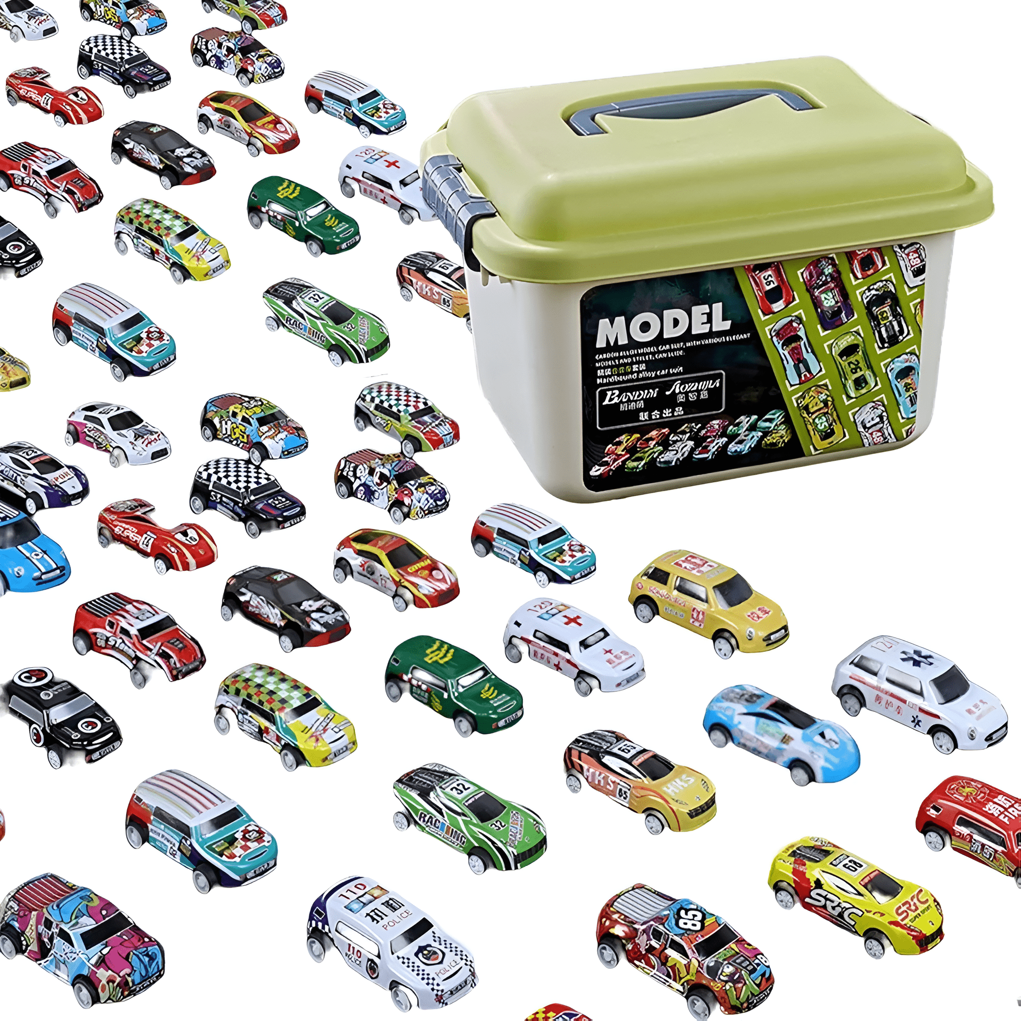 حقيبة سيارات 30 سيارة معدن - KIDSBOX
