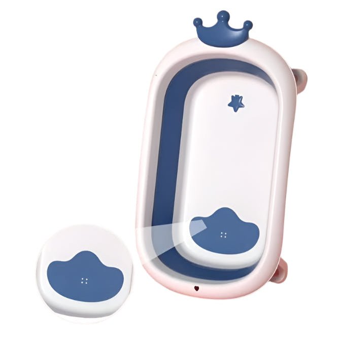 حوض استحمام قابل للطي - أزرق - KIDSBOX