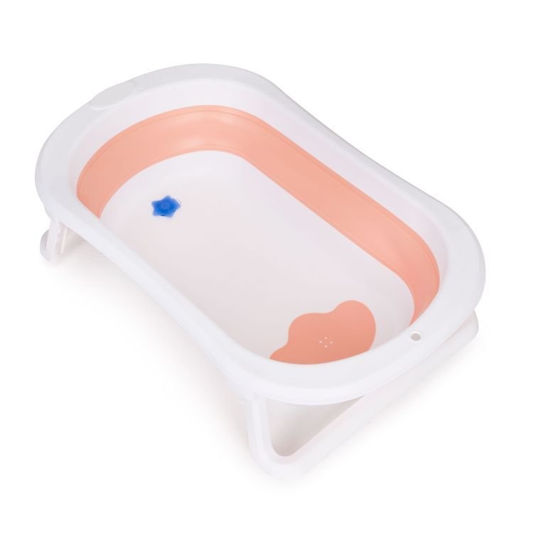 حوض استحمام قابل للطي - وردي - KIDSBOX