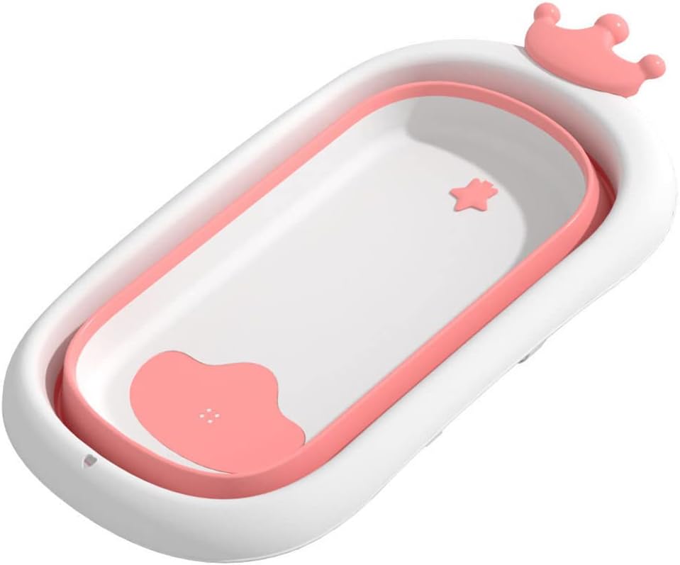حوض استحمام قابل للطي - وردي - KIDSBOX
