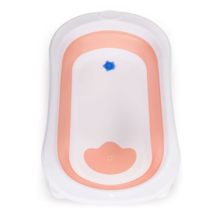 حوض استحمام قابل للطي - وردي - KIDSBOX