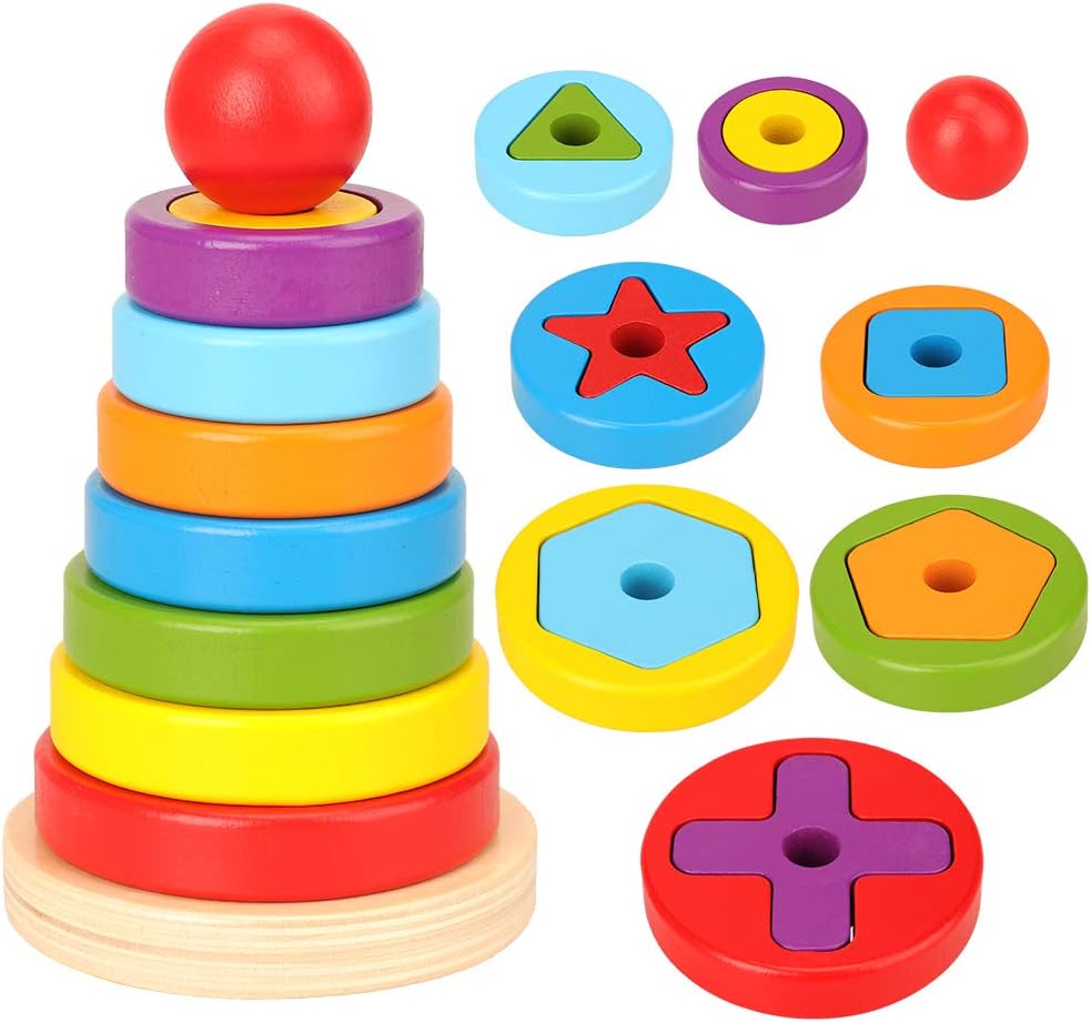 هرم الحلقات والأشكال الهندسية - KIDSBOX