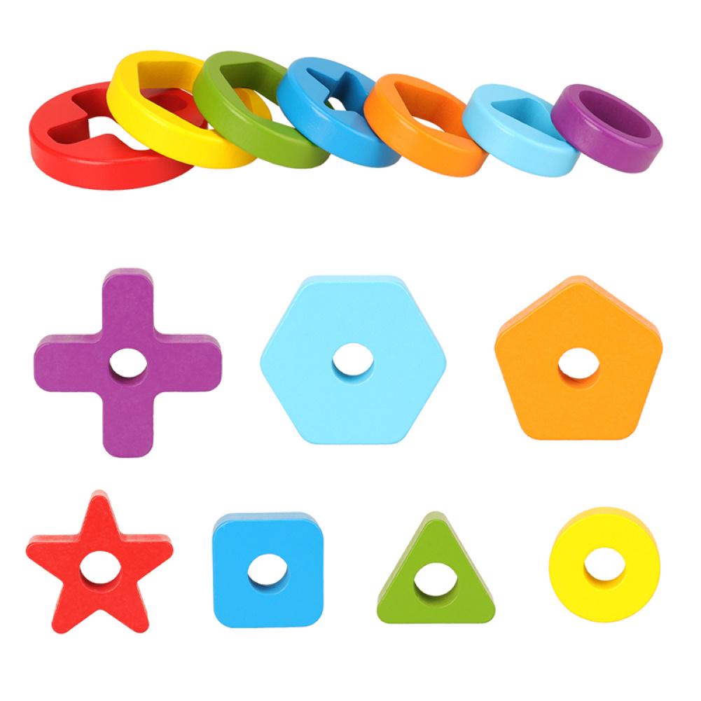 هرم الحلقات والأشكال الهندسية - KIDSBOX