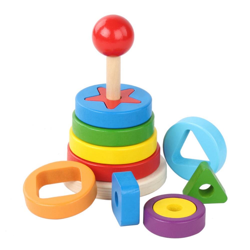 هرم الحلقات والأشكال الهندسية - KIDSBOX