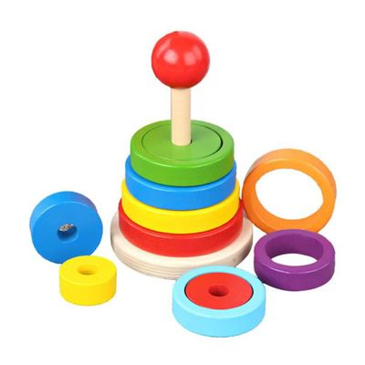 هرم الحلقات والأشكال الهندسية - KIDSBOX