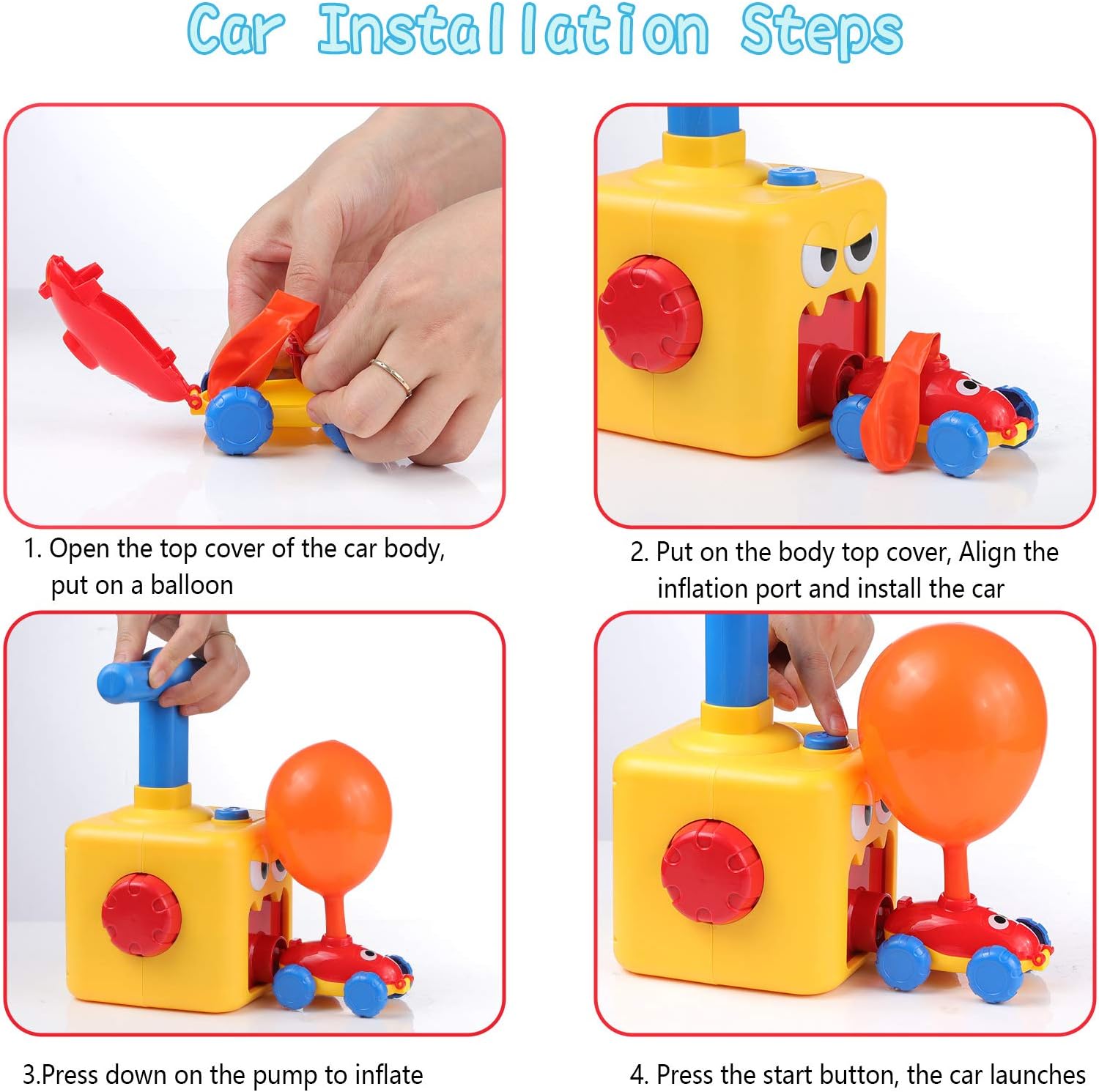 جهاز نفخ البالونات و أطلاق السيارات - KIDSBOX