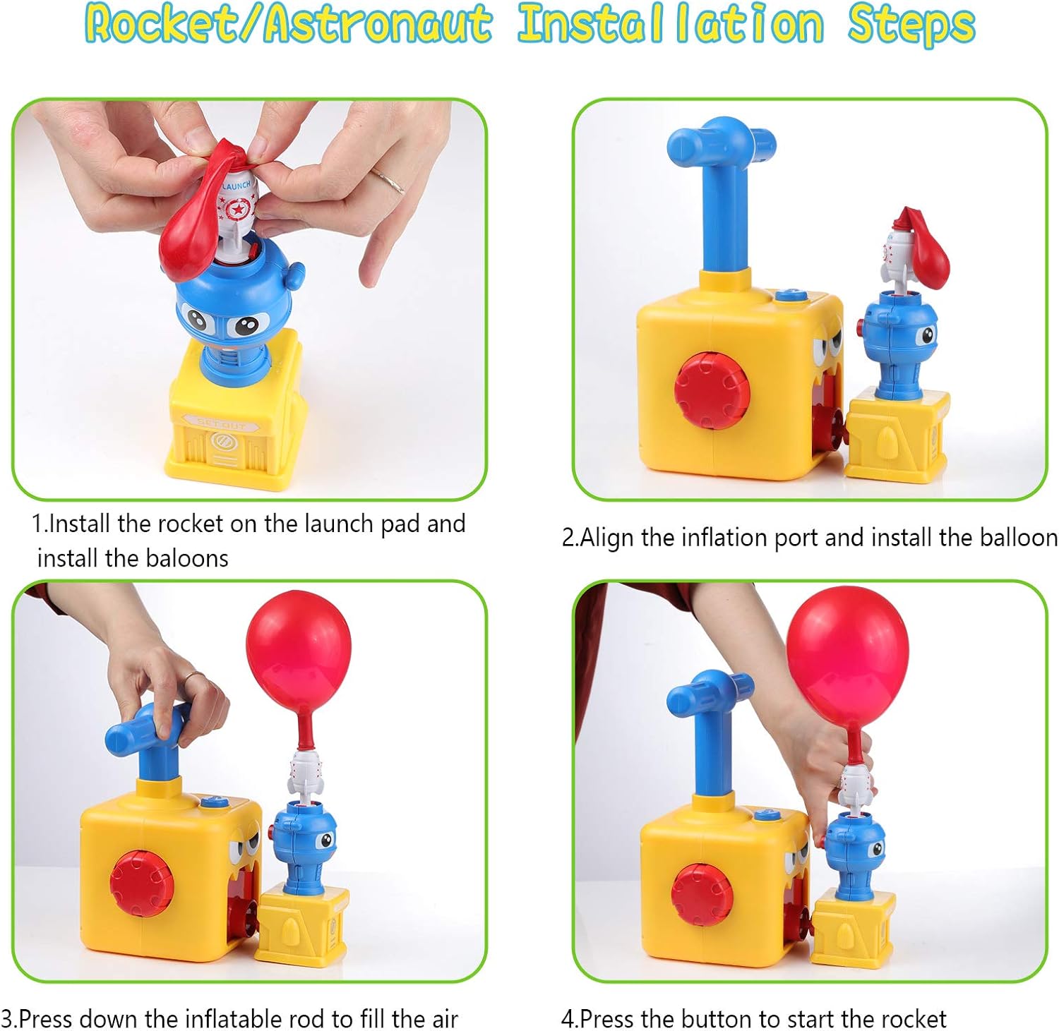 جهاز نفخ البالونات و أطلاق السيارات - KIDSBOX