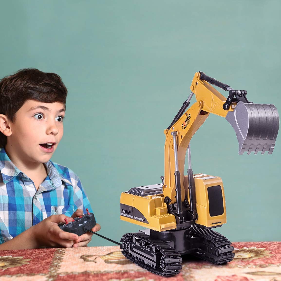 جرافة تعمل بجهاز تحكم عن بعد - KIDSBOX