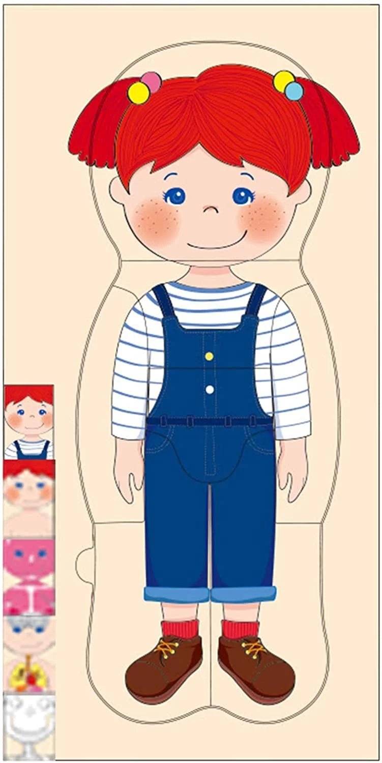 جسم الإنسان الخشبي (بنت) - KIDSBOX
