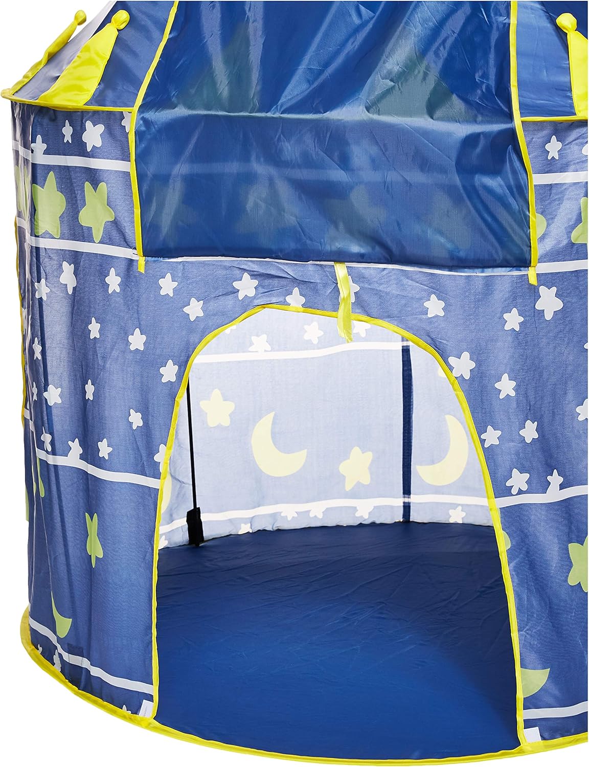 خيمة هندية قابلة للطي لون أزرق - 10 كرات - KIDSBOX