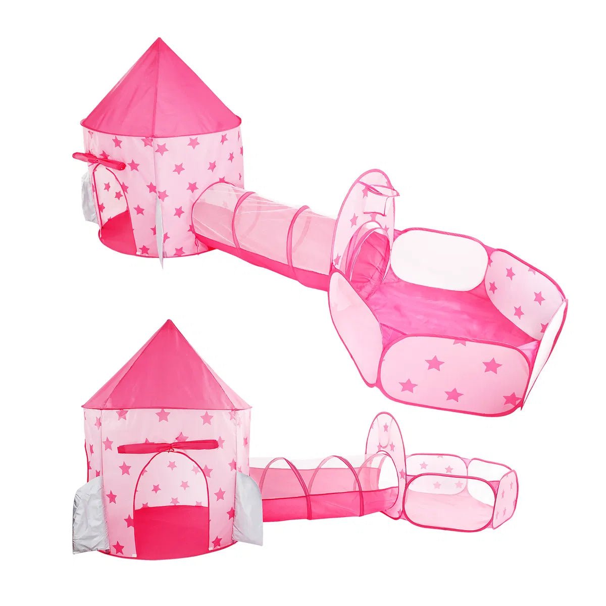 خيمة لعب للأطفال بتصميم قصر - KIDSBOX
