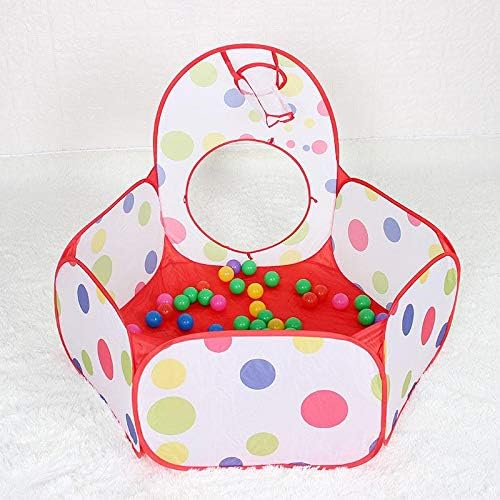خيمة نفق 3 في 1 - أحمر - KIDSBOX