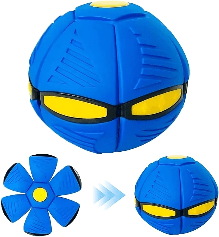 كورة الطبق الطاير الشقية أزرق - KIDSBOX