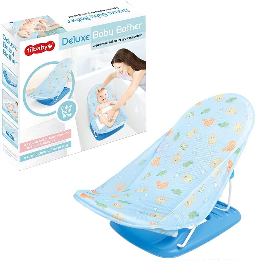 كرسي استحمام للأطفال - أزرق - KIDSBOX