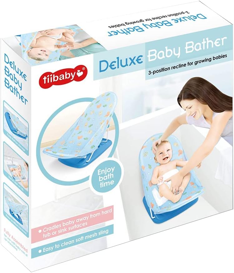 كرسي استحمام للأطفال - أزرق - KIDSBOX