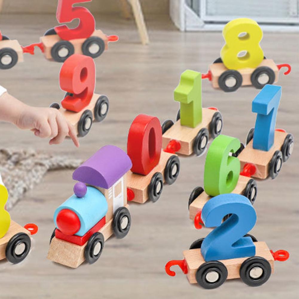قطار الارقام الخشبي - KIDSBOX