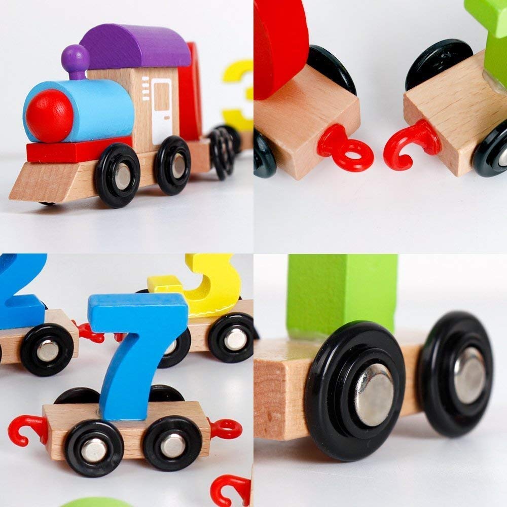 قطار الارقام الخشبي - KIDSBOX