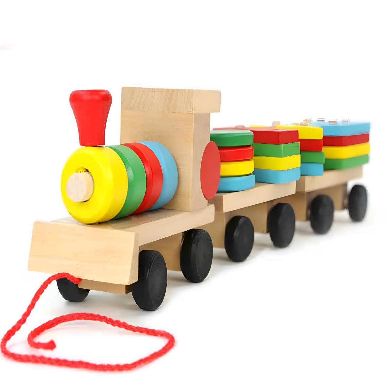 قطار ترتيب الاشكال الهندسية - KIDSBOX