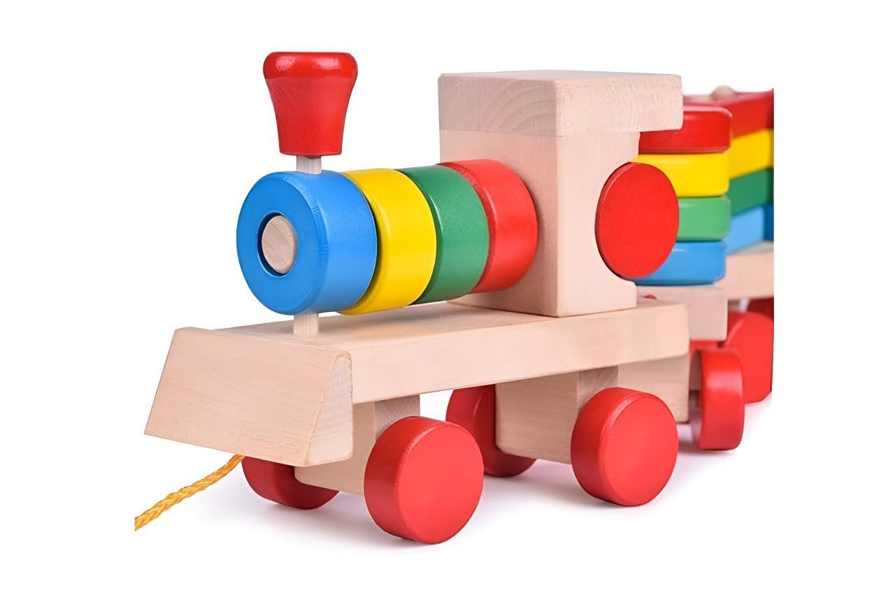 قطار ترتيب الاشكال الهندسية - KIDSBOX