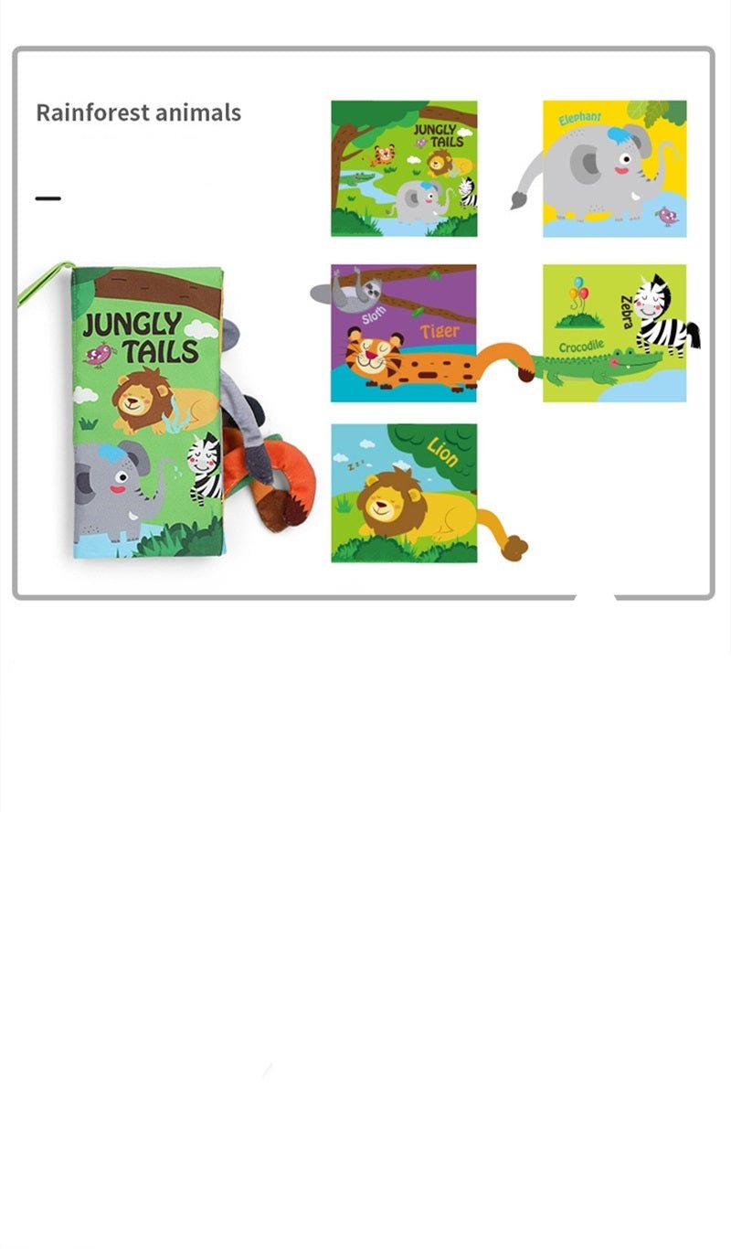 كتب قماش مميزة جدا بملامس حسية و عضاضة - KIDSBOX