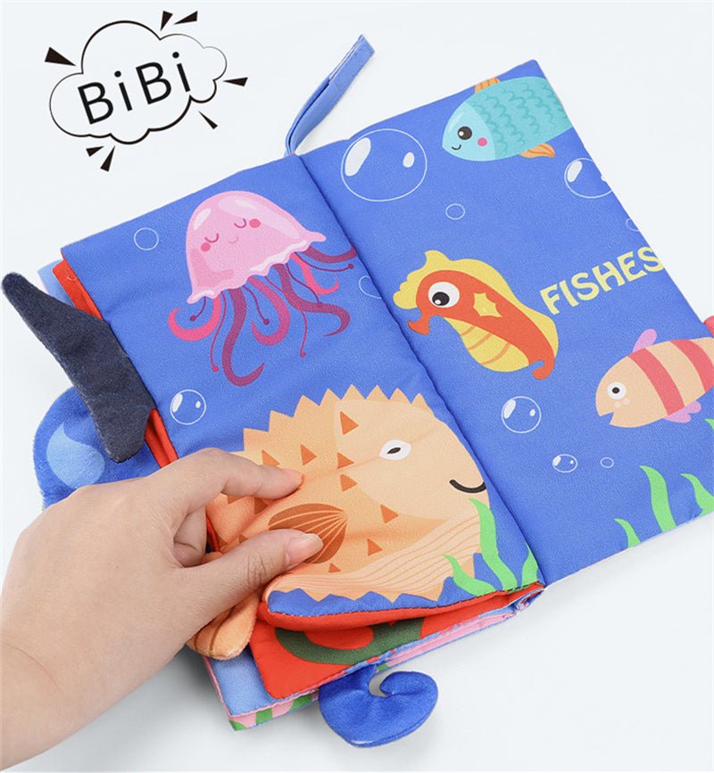 كتب قماش مميزة جدا بملامس حسية و عضاضة - KIDSBOX