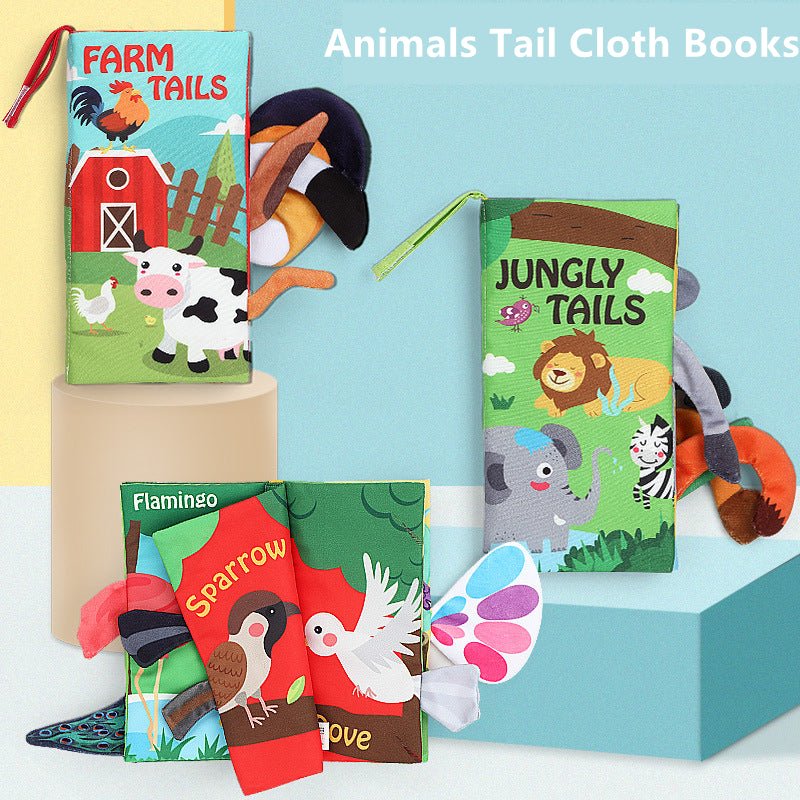 كتب قماش مميزة جدا بملامس حسية و عضاضة - KIDSBOX