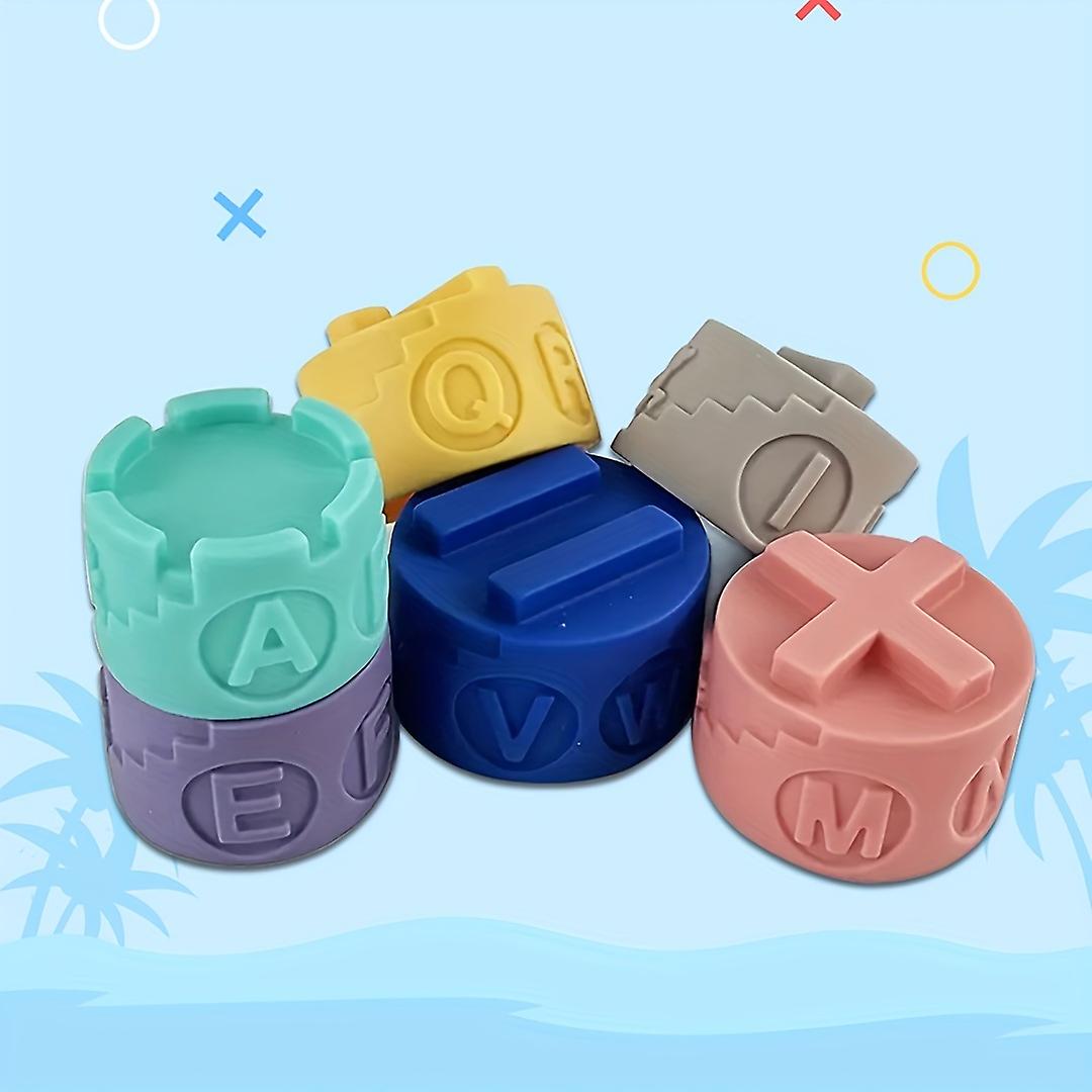 لعبة المكعبات التعليمية مع الحروف والرموز - KIDSBOX