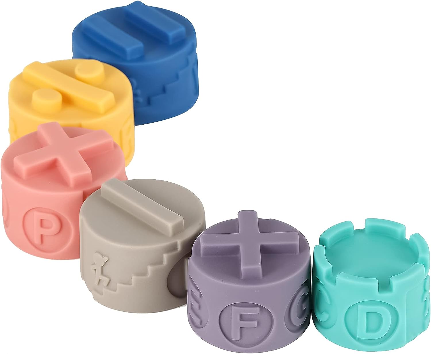 لعبة المكعبات التعليمية مع الحروف والرموز - KIDSBOX
