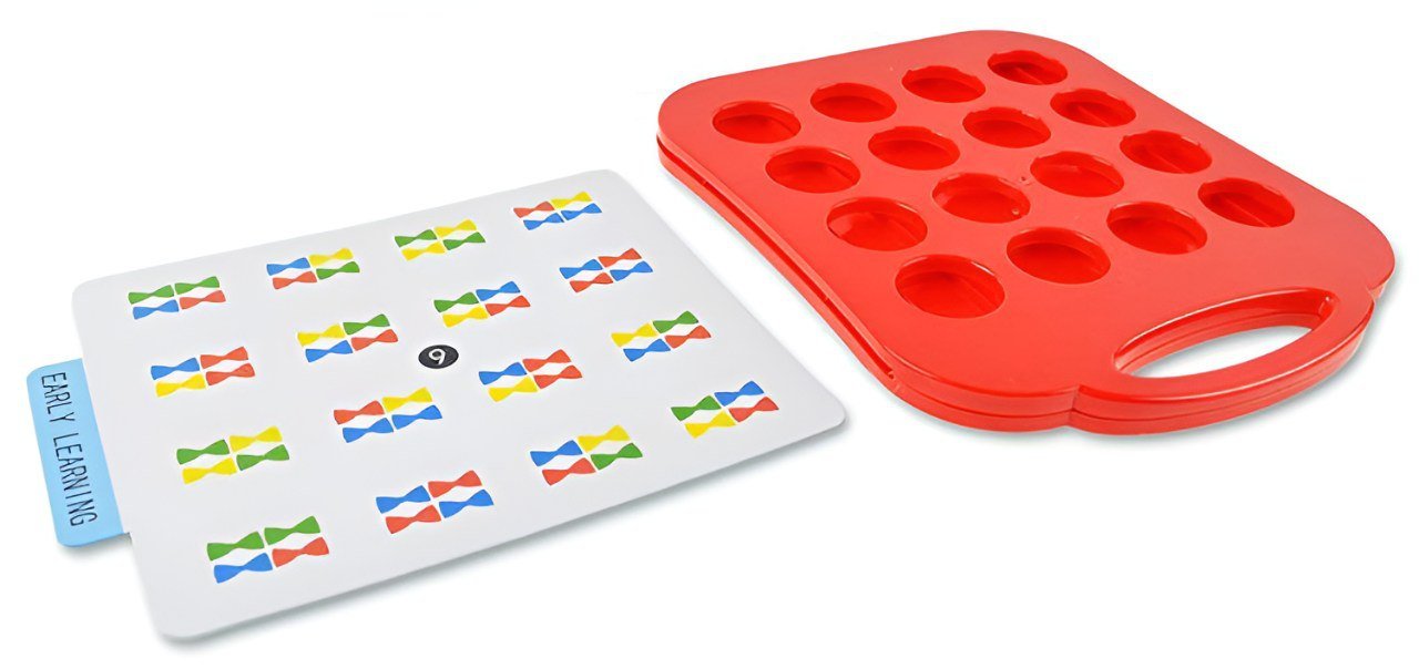 لعبة الذاكرة ومطابقة الاشكال مع ساعة رملية - KIDSBOX