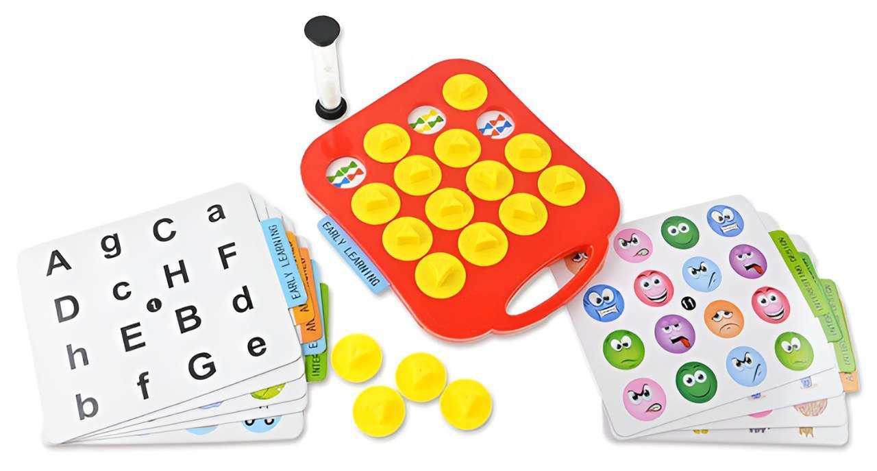لعبة الذاكرة ومطابقة الاشكال مع ساعة رملية - KIDSBOX