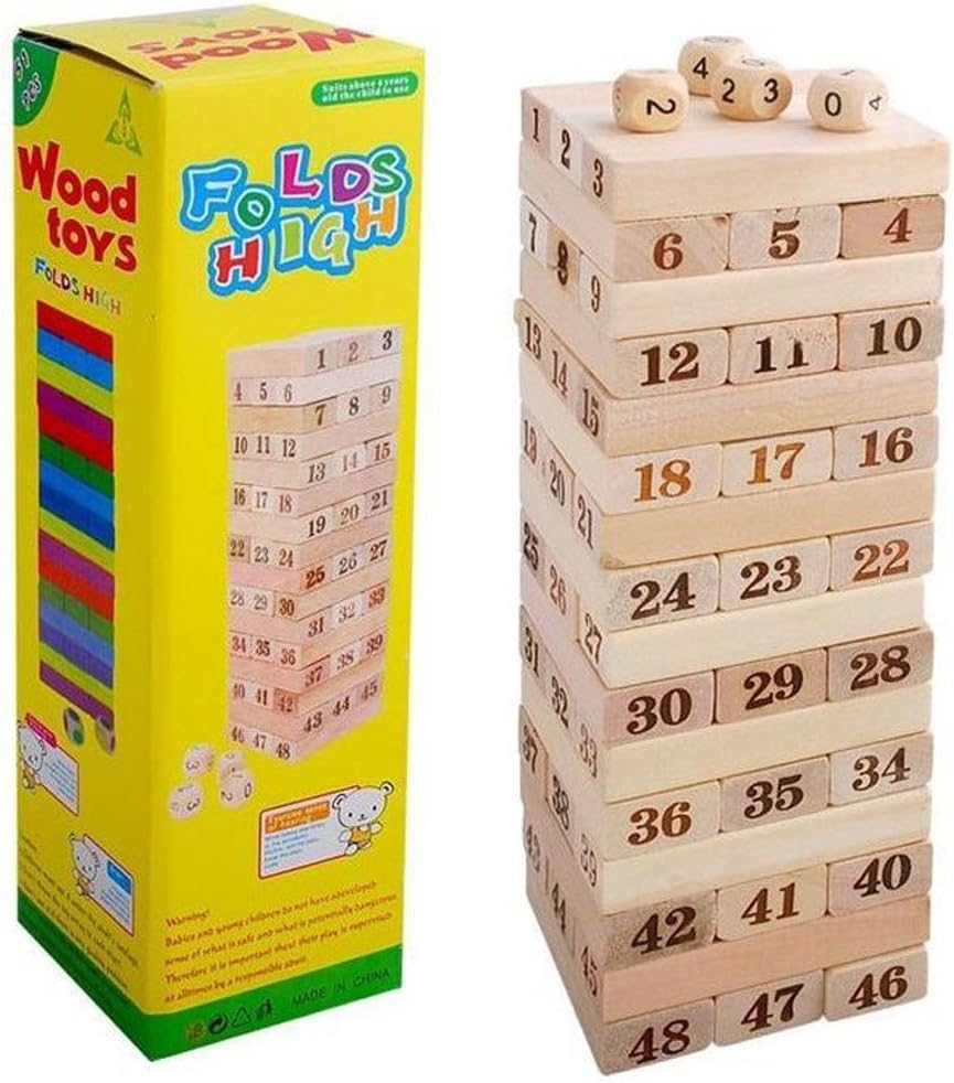 لعبة بناء البرج الخشبي "چنچا " - KIDSBOX