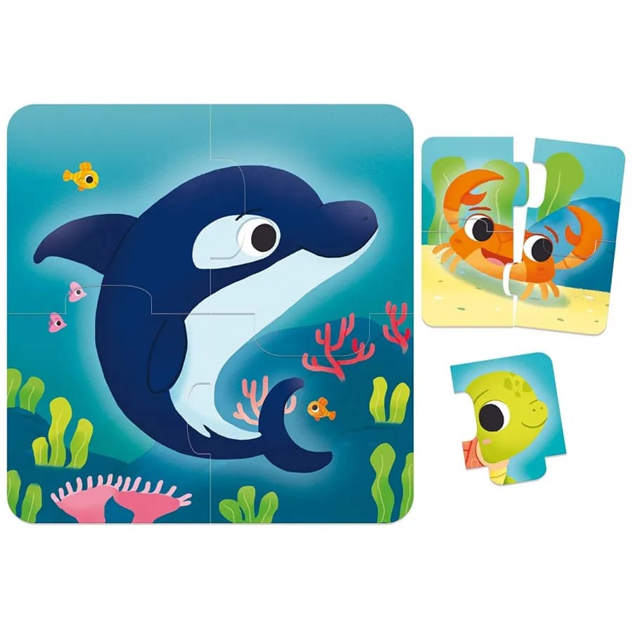 لعبة كاروتينا بيبي التعليمية حيوانات بحرية - KIDSBOX