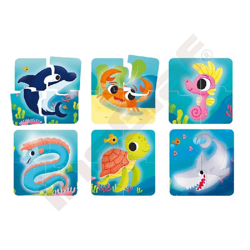 لعبة كاروتينا بيبي التعليمية حيوانات بحرية - KIDSBOX