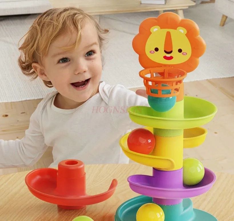 لعبة منحدر الكرة للاطفال - KIDSBOX