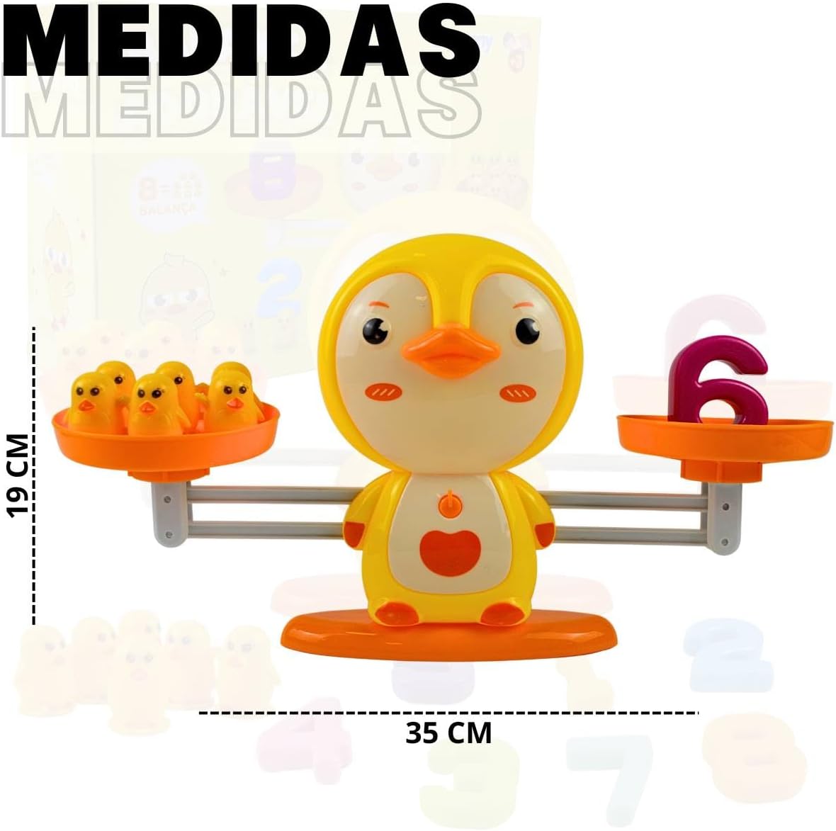 لعبة ميزان الأرقام التعليمية - KIDSBOX