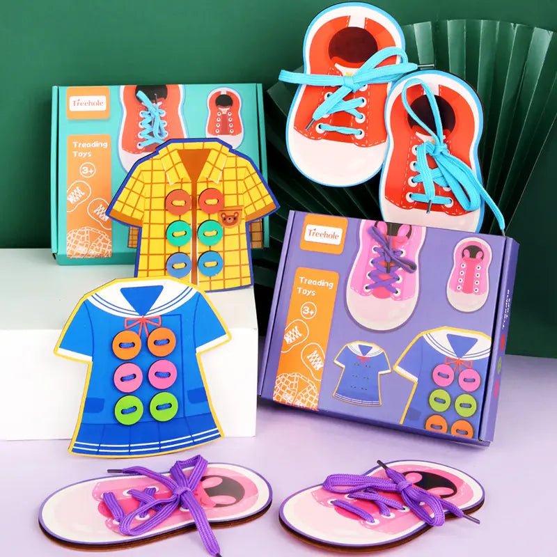 لعبة ربط الحذاء - KIDSBOX
