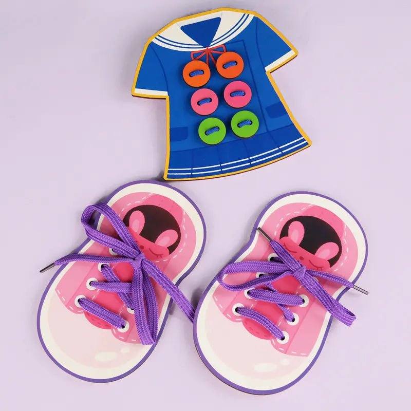 لعبة ربط الحذاء - KIDSBOX