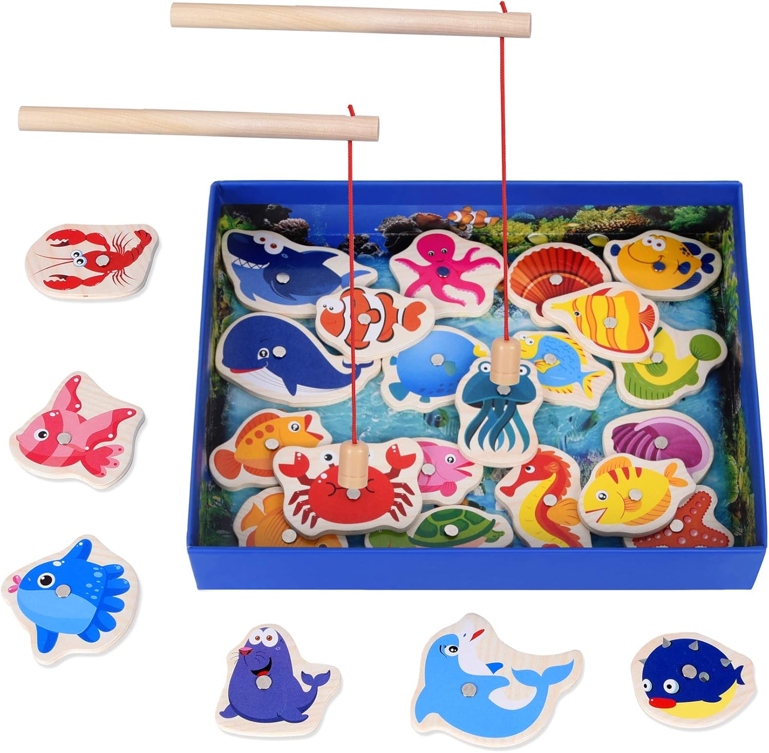 لعبة صيد الأسماك المغناطيسية - KIDSBOX