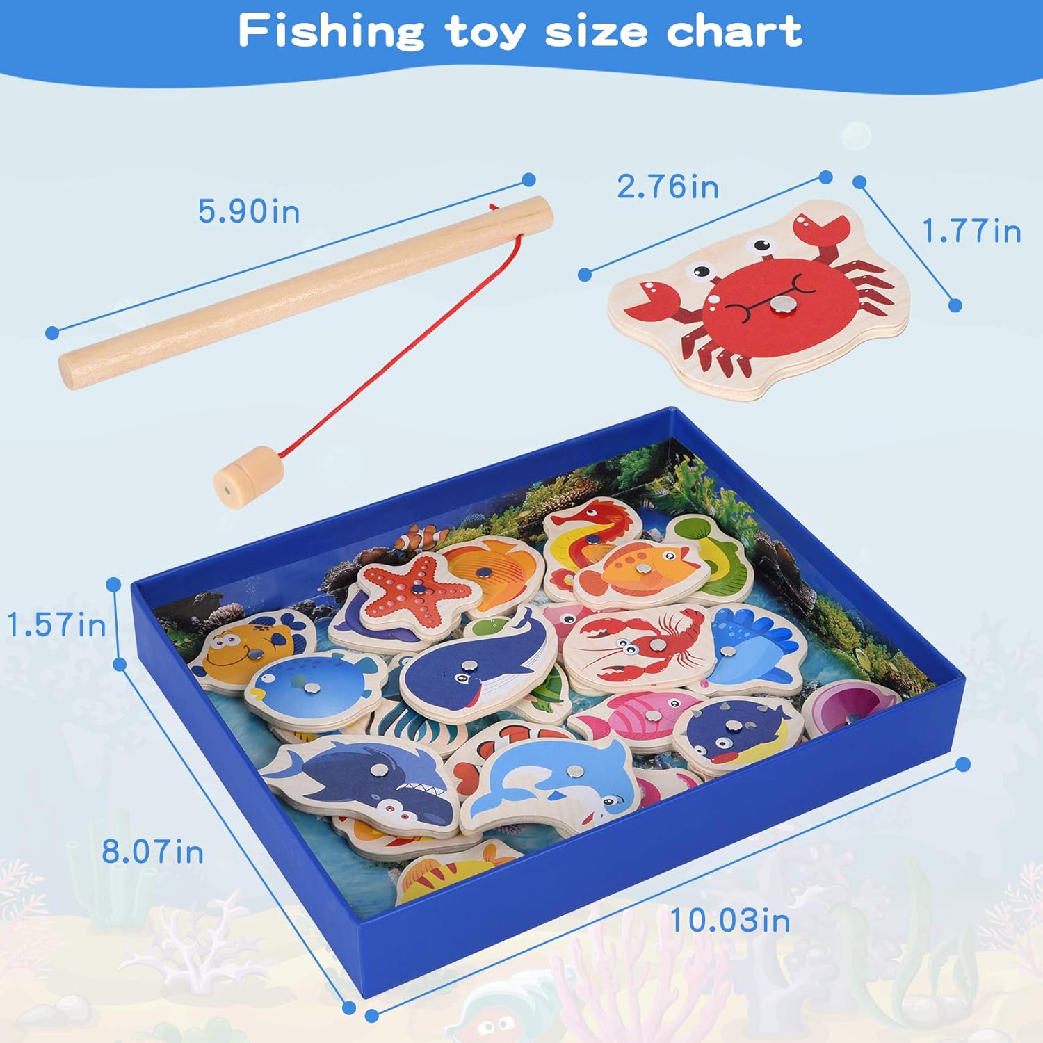 لعبة صيد الأسماك المغناطيسية - KIDSBOX
