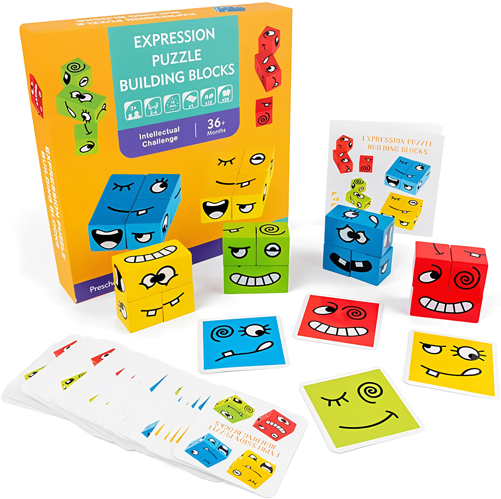 لعبة تحدي الوجه الخشبي - KIDSBOX