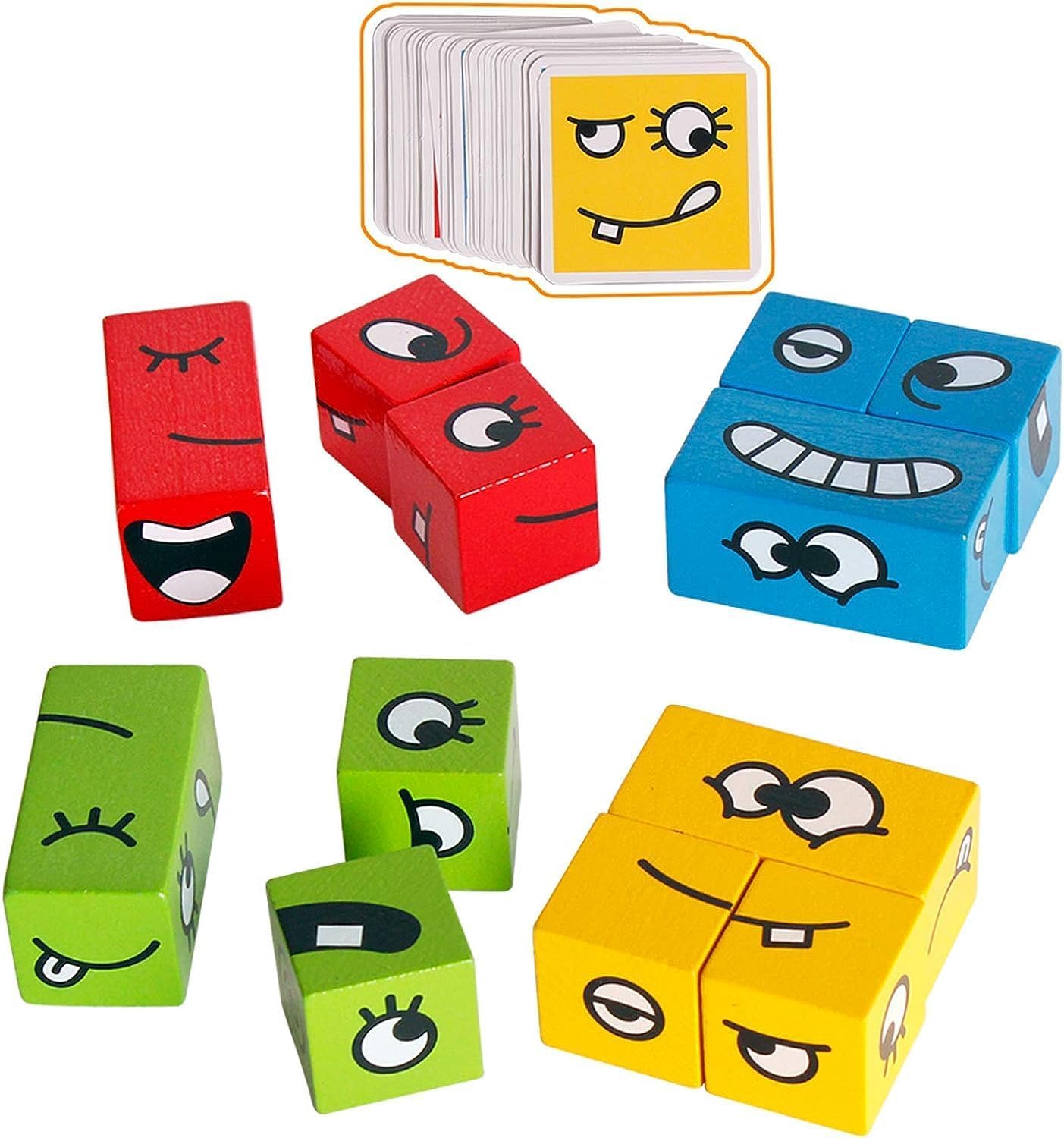 لعبة تحدي الوجه الخشبي - KIDSBOX