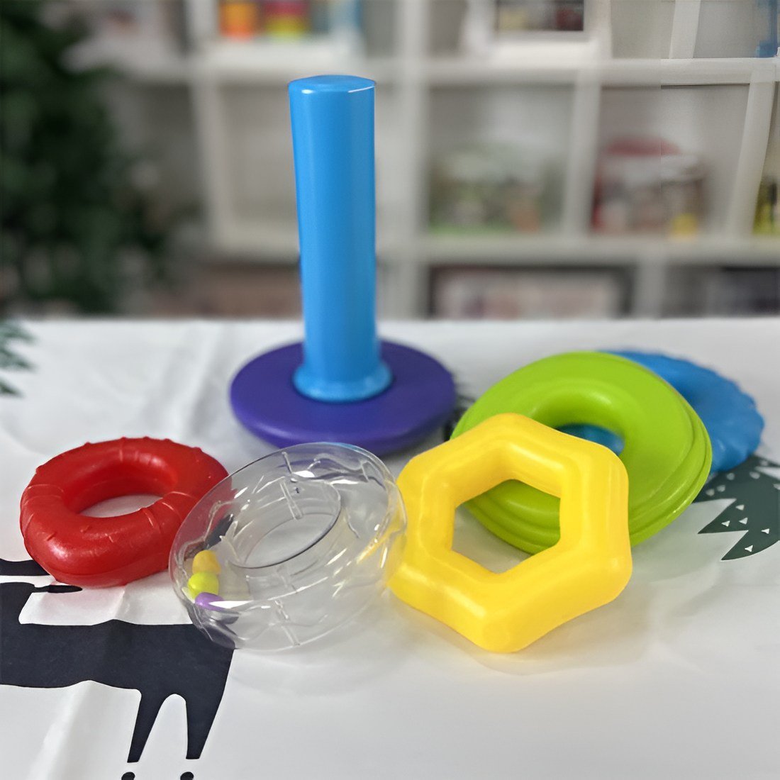 لعبة تكديس الحلقات - KIDSBOX