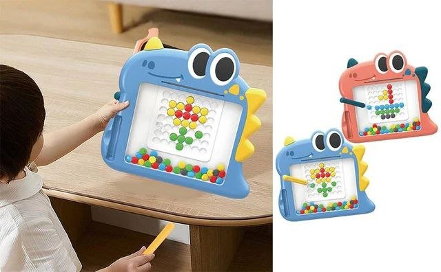 لوحة رسم مغناطيسية (أزرق) - KIDSBOX