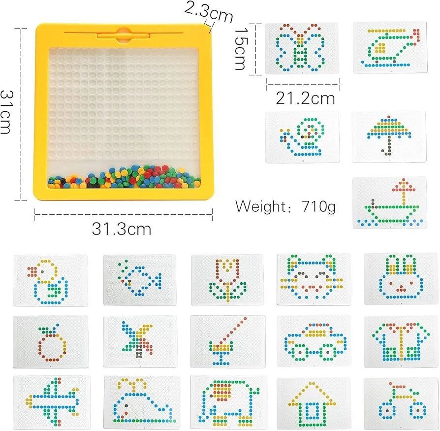 لوحة رسم مغناطيسية حجم جامبو 32 * 32 - KIDSBOX