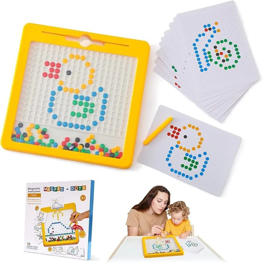 لوحة رسم مغناطيسية حجم جامبو 32 * 32 - KIDSBOX