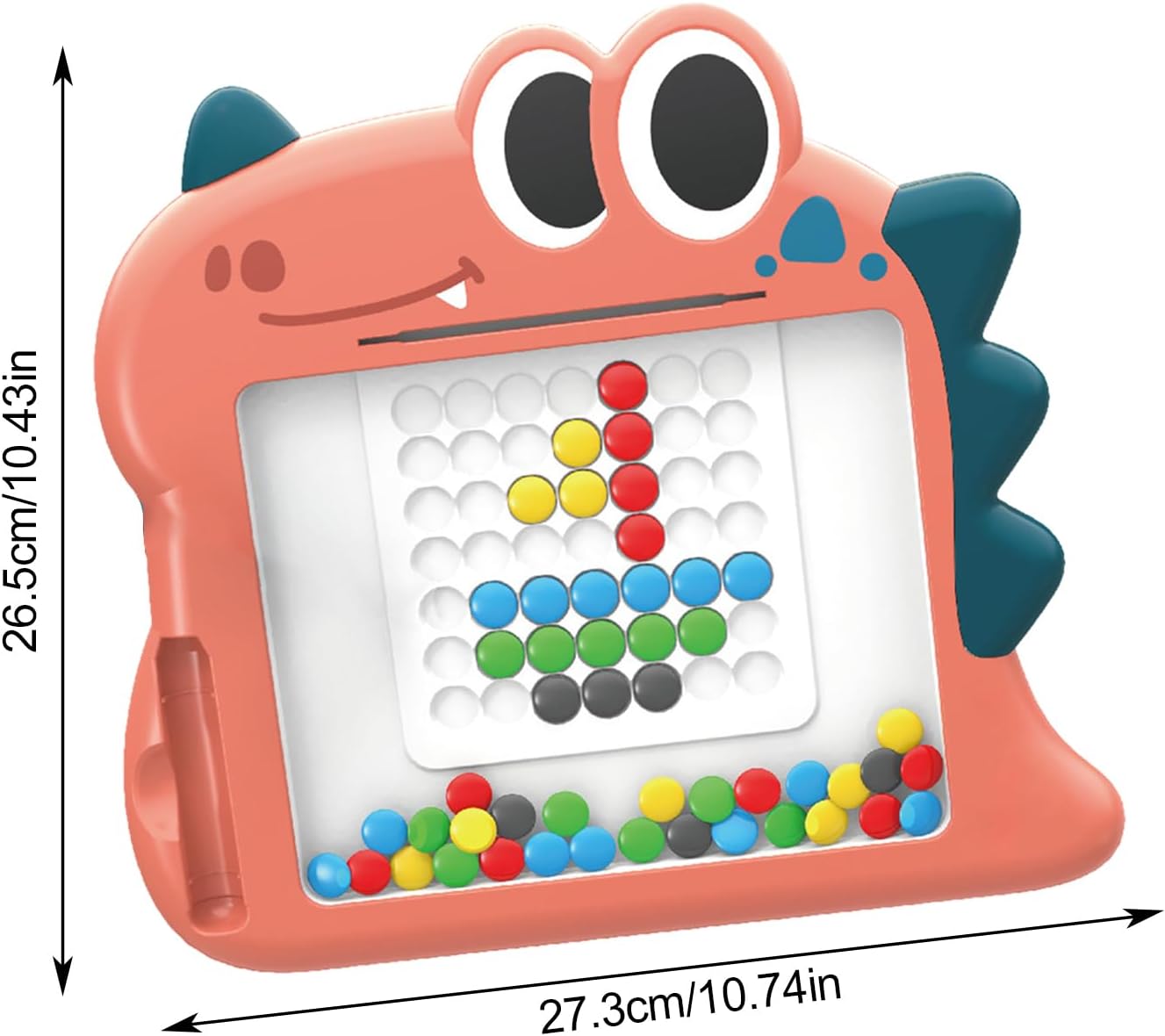 لوحة رسم مغناطيسية (زهري) - KIDSBOX