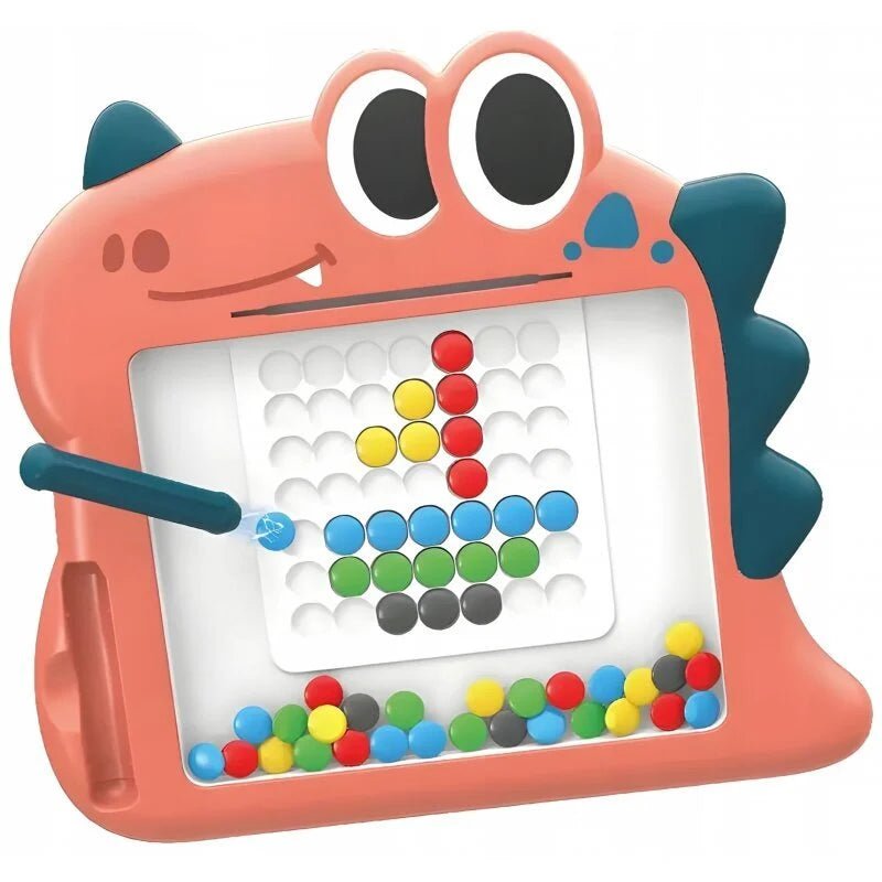 لوحة رسم مغناطيسية (زهري) - KIDSBOX