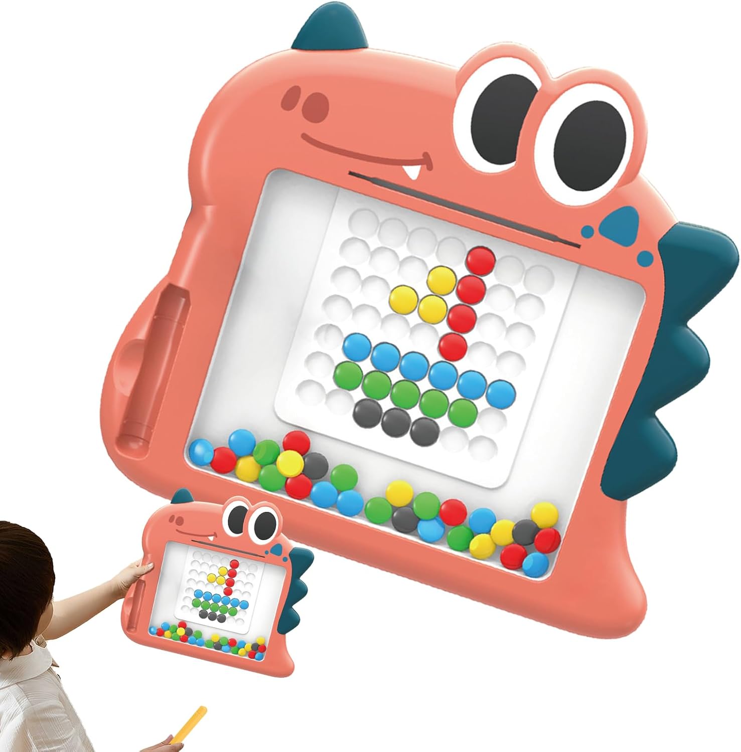 لوحة رسم مغناطيسية (زهري) - KIDSBOX